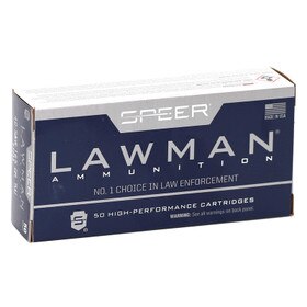 Speer Lawman .40 S&W 165 Grain TMJ Ammo - Box of 50 - Police Trade In